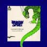 Dragon Spirit TM-310 manual, 1st Printing (Namco)