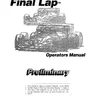 Lap TM-322 Preliminary manual, 1st Printing (Namco)