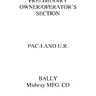 Pacland Preliminary manual, Bad Scan (Namco)
