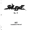 Soul Edge Ver II Installation manual (Namco)