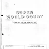 Super World Court operation manual (Namco)
