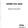 Super Pac-Man instruction manual, Bad Scan (Namco)