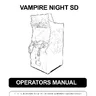 Vampire Night Standard manual (Namco)