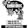 Mario Bros manual (Nintendo)
