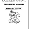 Arcade Donkey Kong By operation manual (Nintendo)