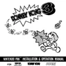 Arcade Donkey Kong 3 By Pak Installation operation manual (Nintendo)