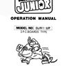 Arcade Donkey Kong Junior By operation manual (Nintendo)