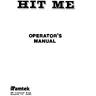 Hit Me manual (Ramtek)