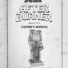 After Burner Upright manual (Sega)