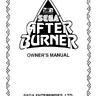 Afterburner manual (Sega)