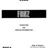 Fonz manual (Sega)
