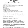 Emergency Call Ambulance Addendum conversion kit instructions (Sega)