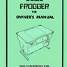 Frogger Cocktail manual, 1st Printing (Sega)