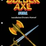 Golden Axe Installation owner's manual (Sega)