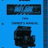 Indy 500 Twin Jan 96 owner's manual, 2nd Printing (Sega)