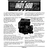 Indy 500 Twin Quick Start Guide manual (Sega)