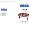 Sonic Air Hockey Arcade Digital manual (Sega)