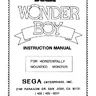 Wonder Boy manual (Sega)