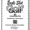 Eagle Shot Golf manual (Seibu Kaihatsu)