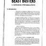 Beast Busters manual (SNK)