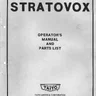 Stratovox operation manual (Sunsoft)