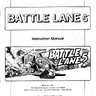 Battle Lane Vol 5 instruction manual (Taito)