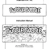 Bubble Bobble manual (Taito)