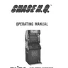 Chase H Q operation manual (Taito)