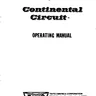 Continential Circuit operation manual (Taito)