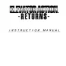 Elevator Action Returns instruction manual (Taito)