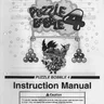 Puzzle Bobble 4 instruction manual (Taito)