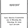 Rastan manual (Taito)