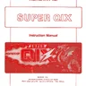Super Qix manual (Taito)