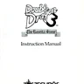 Double Dragon 3 manual (Technos)