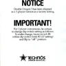 Double Dragon 3 Supplement manual (Technos)