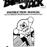 Bomb Jack instruction manual (Tecmo)