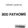 800 Fathoms Technical manual (Us Billiards)